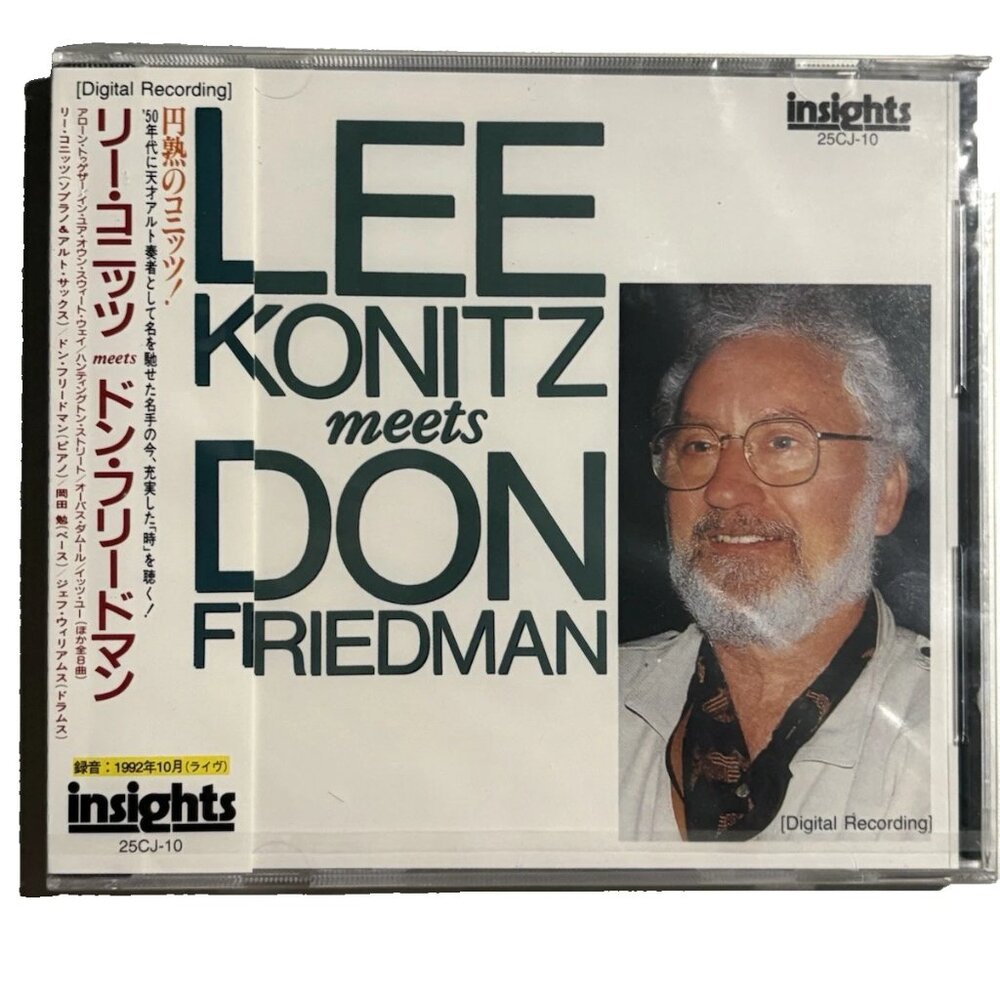 LEE KONITZ - Lee Konitz Meets Don Friedman - CD - New Sealed - RARE